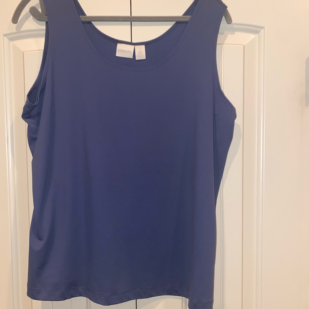 Chico’s Blue Tank Chico’s Size 3